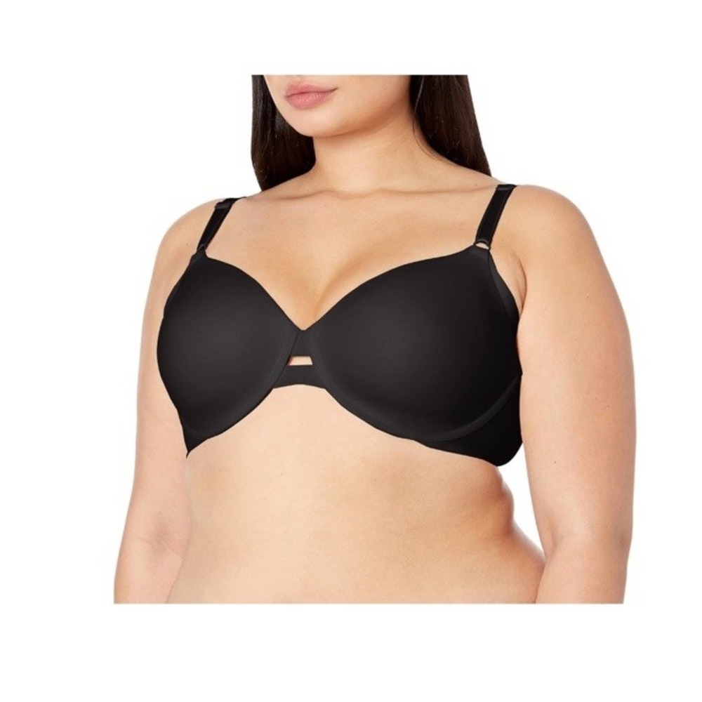 New Warner's Black 01356 No Side‎ Effects Bra 38D MSRP $46
